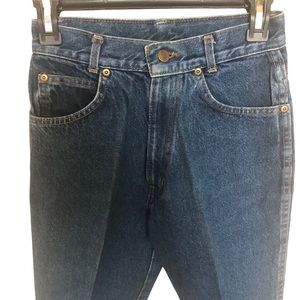 Chic VINTAGE Denim High Rise Mom Mid Wash Blue Jeans Women Size 7